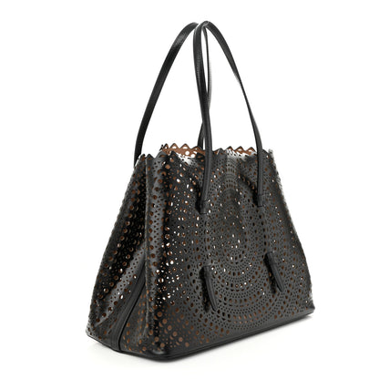 Alaia Lux Calfskin Vienne Mina 32 Bag Black 4 of 11