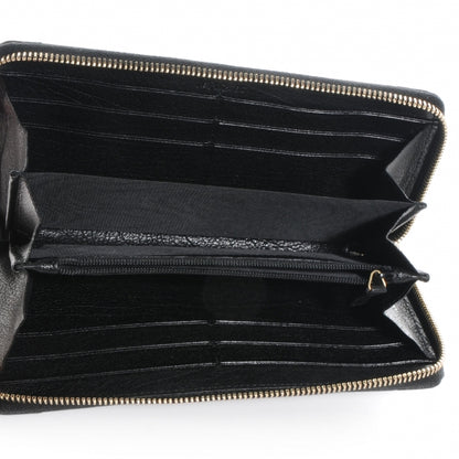 Saint Laurent Leather Muse Zip Around Wallet Black 5 of 8