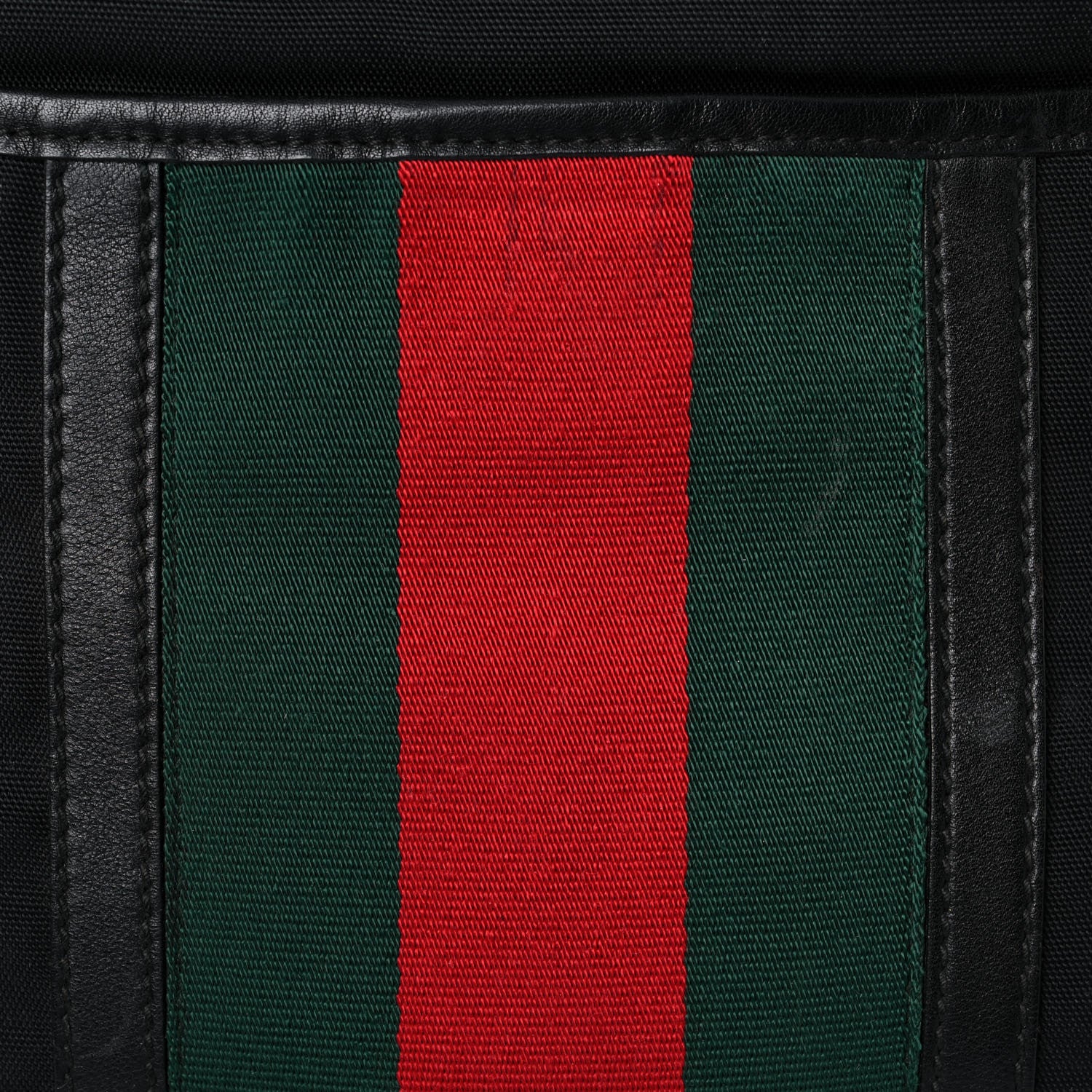 Gucci Canvas Web Viaggio Flight Bag Black 22 of 22