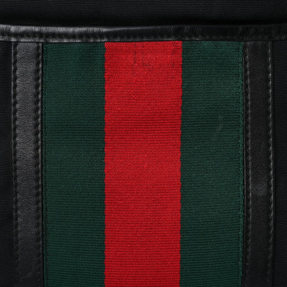 Gucci Canvas Web Viaggio Flight Bag Black 22 of 22