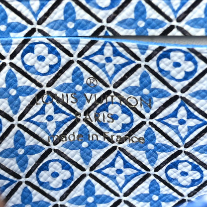 Louis Vuitton Monogram Giant By The Pool Zippy Coin Purse Blue 6 of 6