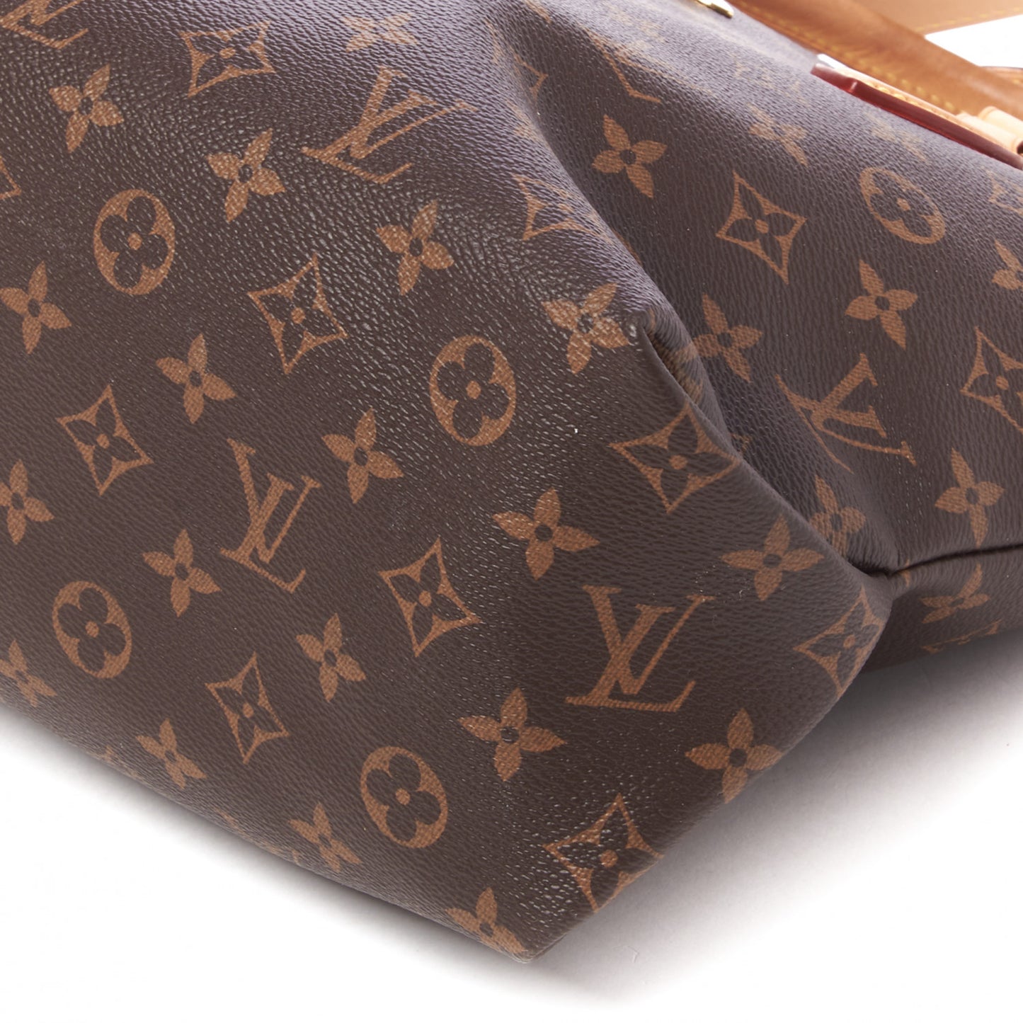 Monogram Flower Zipped Tote MM Beige