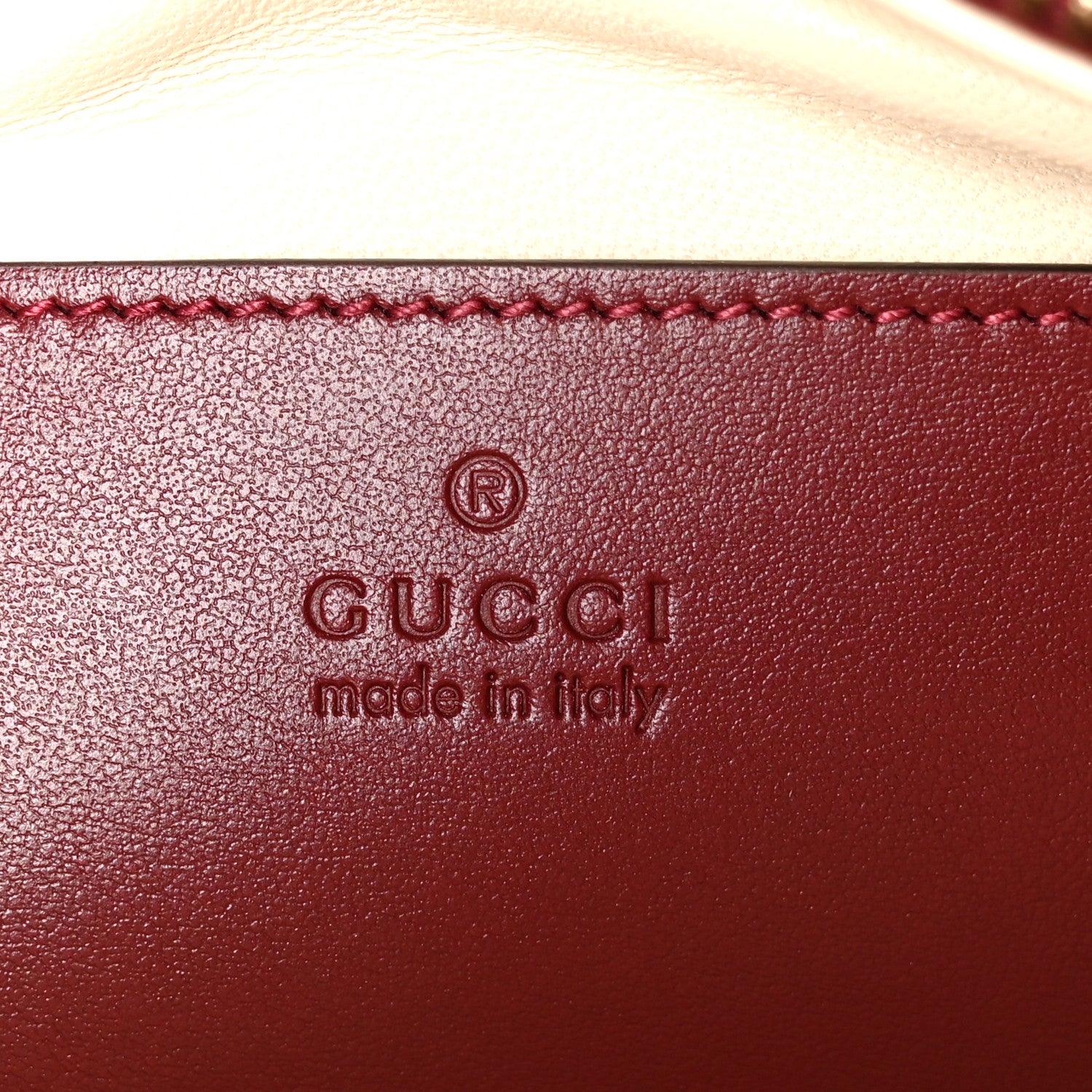 Gucci Calfskin Matelasse Small GG Marmont 2.0 Shoulder Bag Rosso Ancora 6 of 11