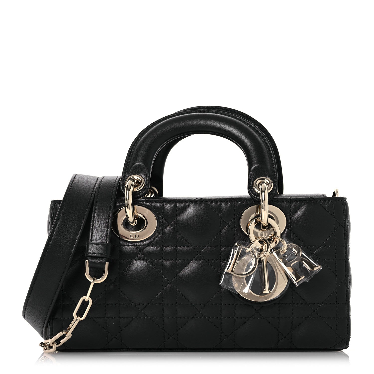 Christian Dior Lambskin Cannage Small Lady D-Joy Black 1 of 13