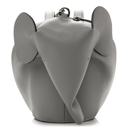 Loewe Calfskin Large Elephant Crossbody Bag Grey 9 of 12