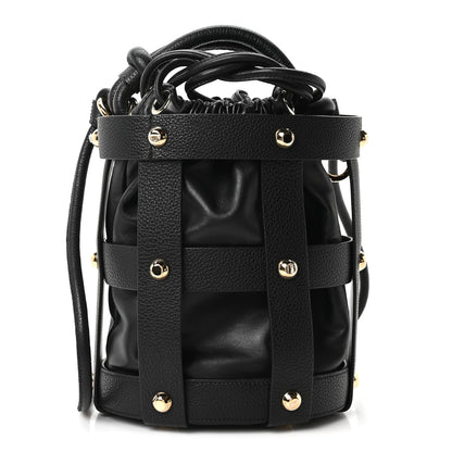 Salvatore Ferragamo Calfskin Cage Bag Black 1 of 8