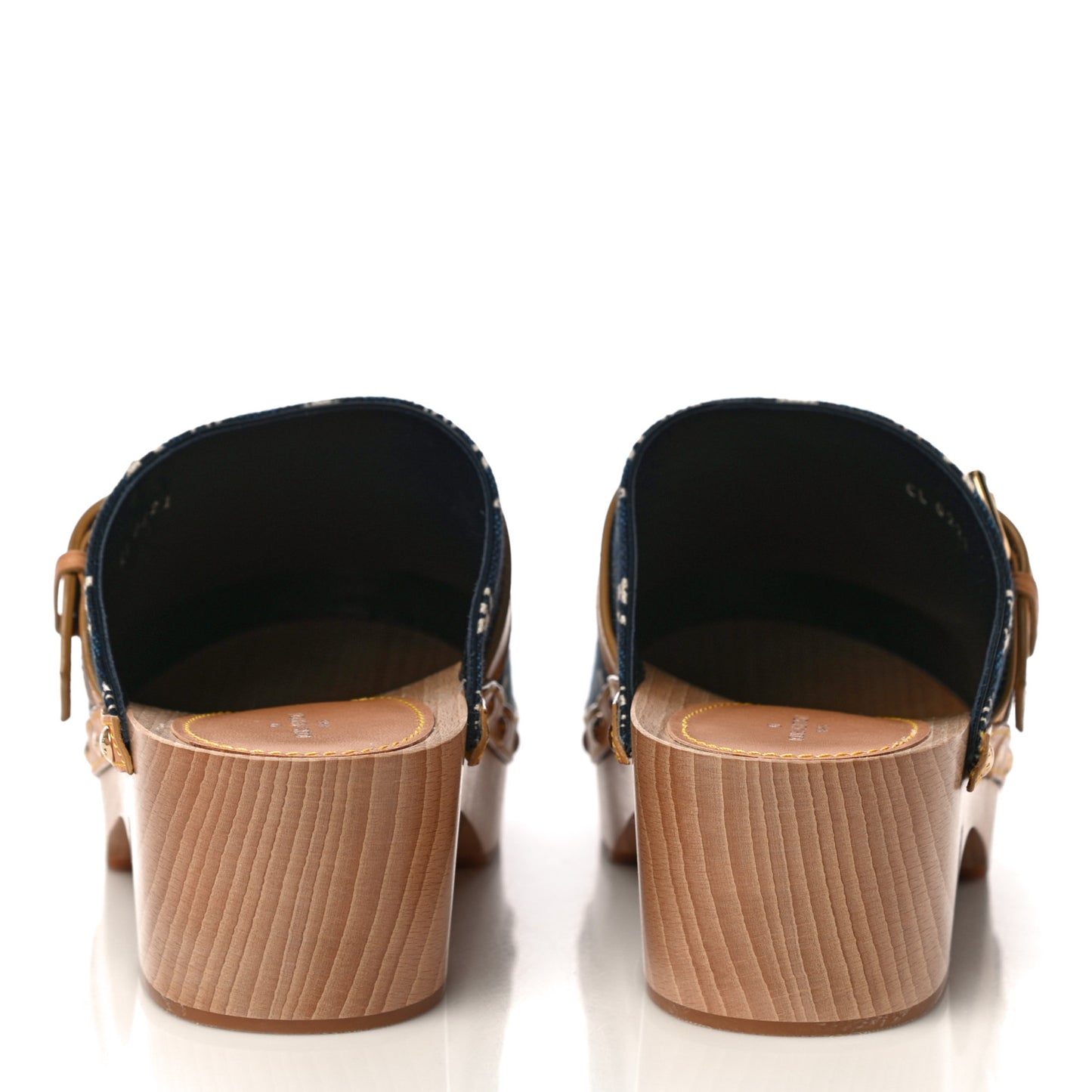 Jacquard Since 1854 Cottage Clog Mules 40 Blue