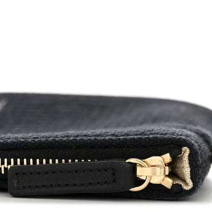 Chanel Mixed Fibers Deauville Pouch Black 7 of 7