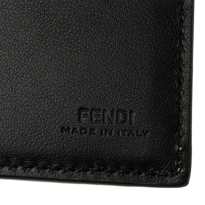 Fendi Vitello Grace Micro FF Embossed Bi-Fold Wallet Baleari 6 of 9