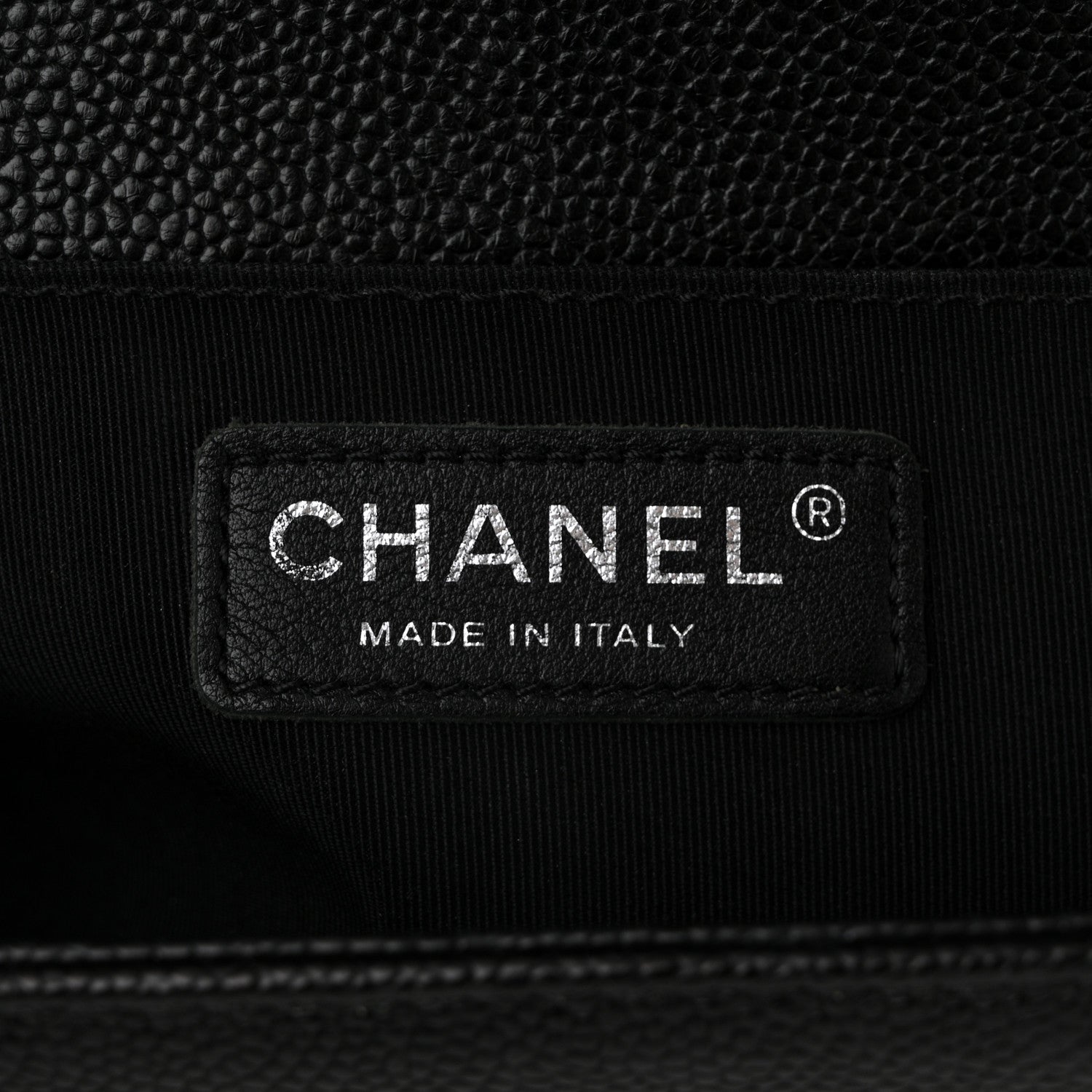 Chanel Caviar Quilted Medium Boy Flap Black 6 of 11