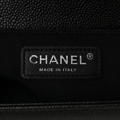 Chanel Caviar Quilted Medium Boy Flap Black 6 of 11