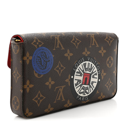 Louis Vuitton Monogram My LV World Tour Pochette Felicie Chain Wallet Coquelicot 4 of 18