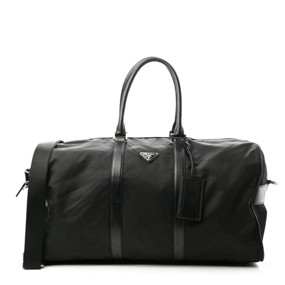 Prada Tessuto Nylon Saffiano Duffle Black 1 of 8