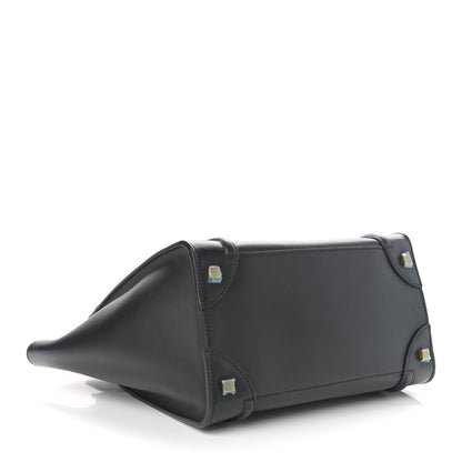 Celine Smooth Calfskin Mini Luggage Black 4 of 9