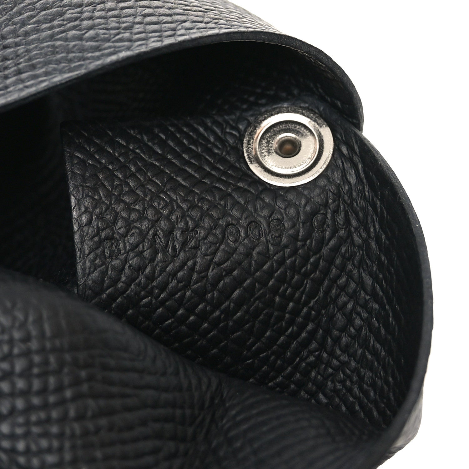 Hermes Epsom Calvi Card Case Black 7 of 7