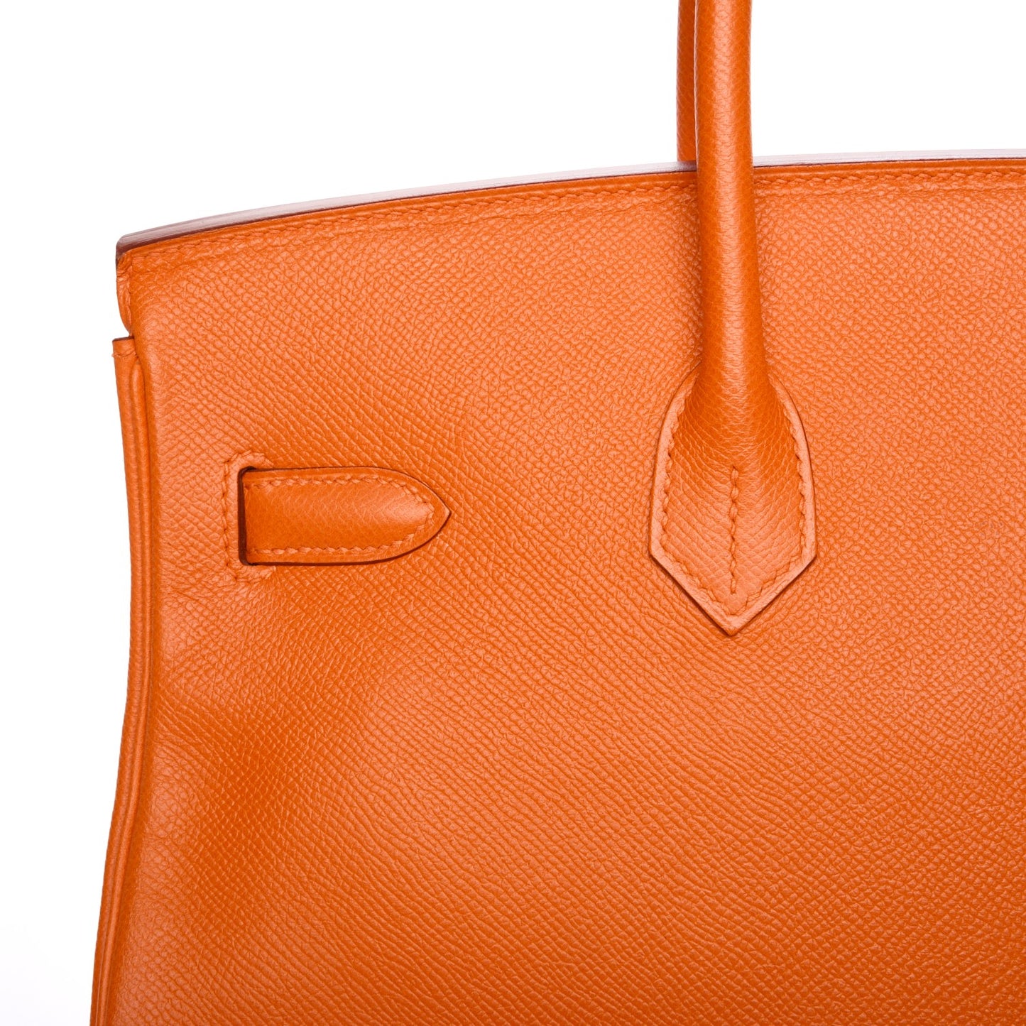 Epsom Birkin 35 Orange