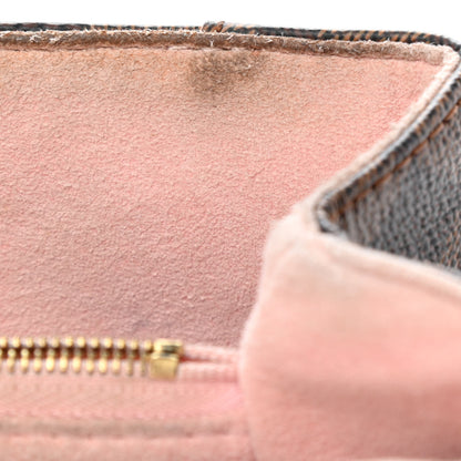 Louis Vuitton Damier Ebene Caissa Clutch Rose Ballerine 9 of 11