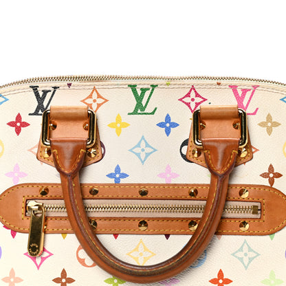 Louis Vuitton Monogram Multicolor Alma White 18 of 21
