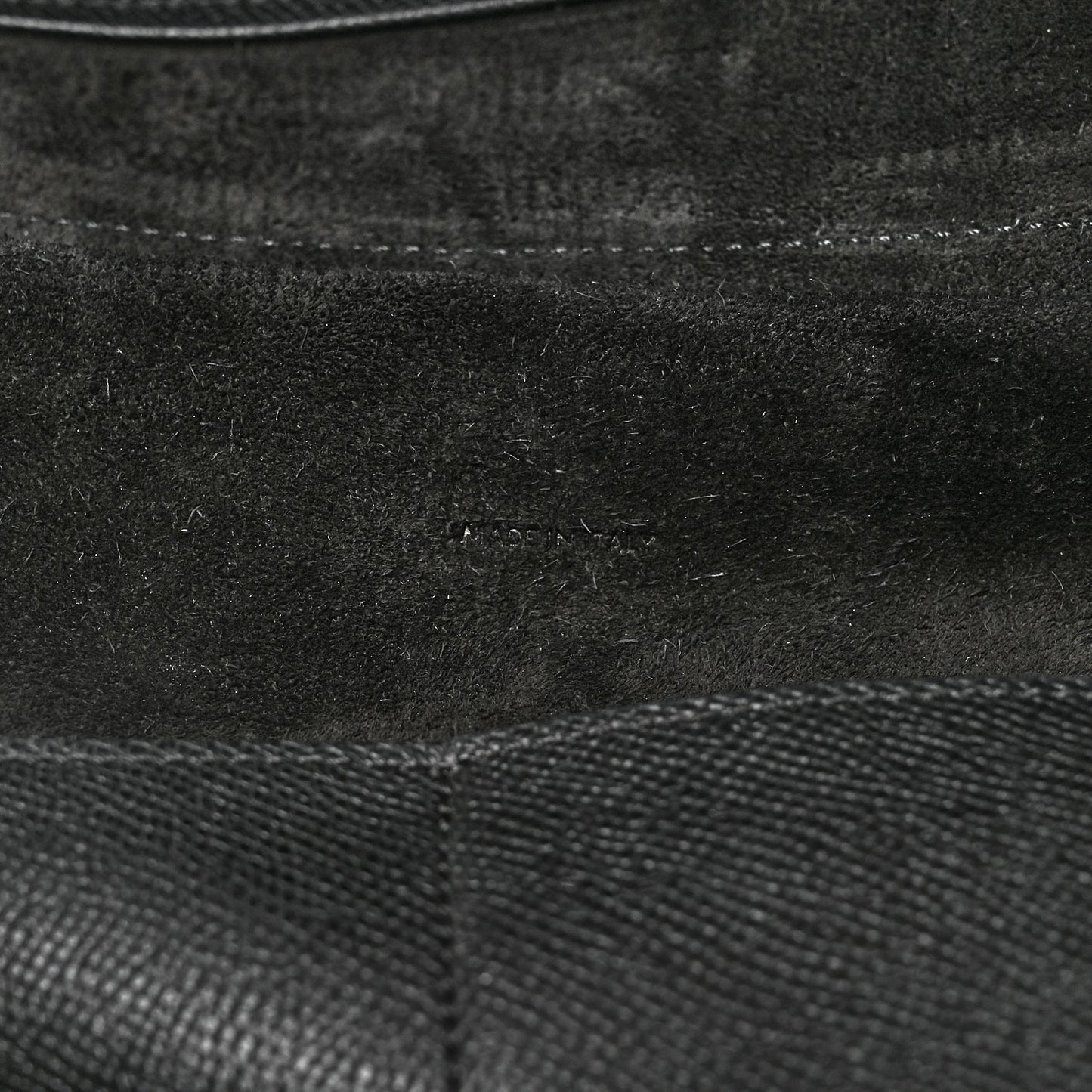 Grained Calfskin Mini Belt Bag Black