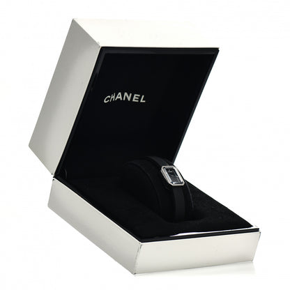 Chanel Stainless Steel Rubber Diamond Bezel 16mm Premiere Quartz Watch Black 5 of 5