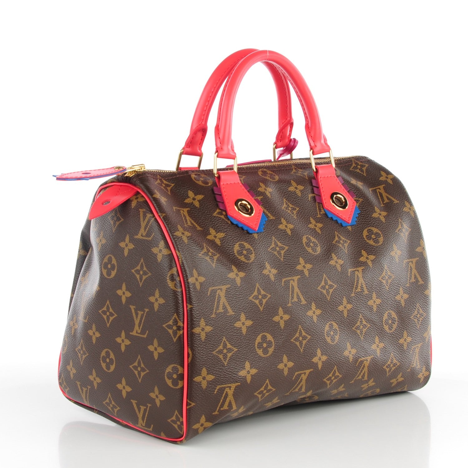 Louis Vuitton Monogram Totem Speedy 30 Flamingo 3 of 8