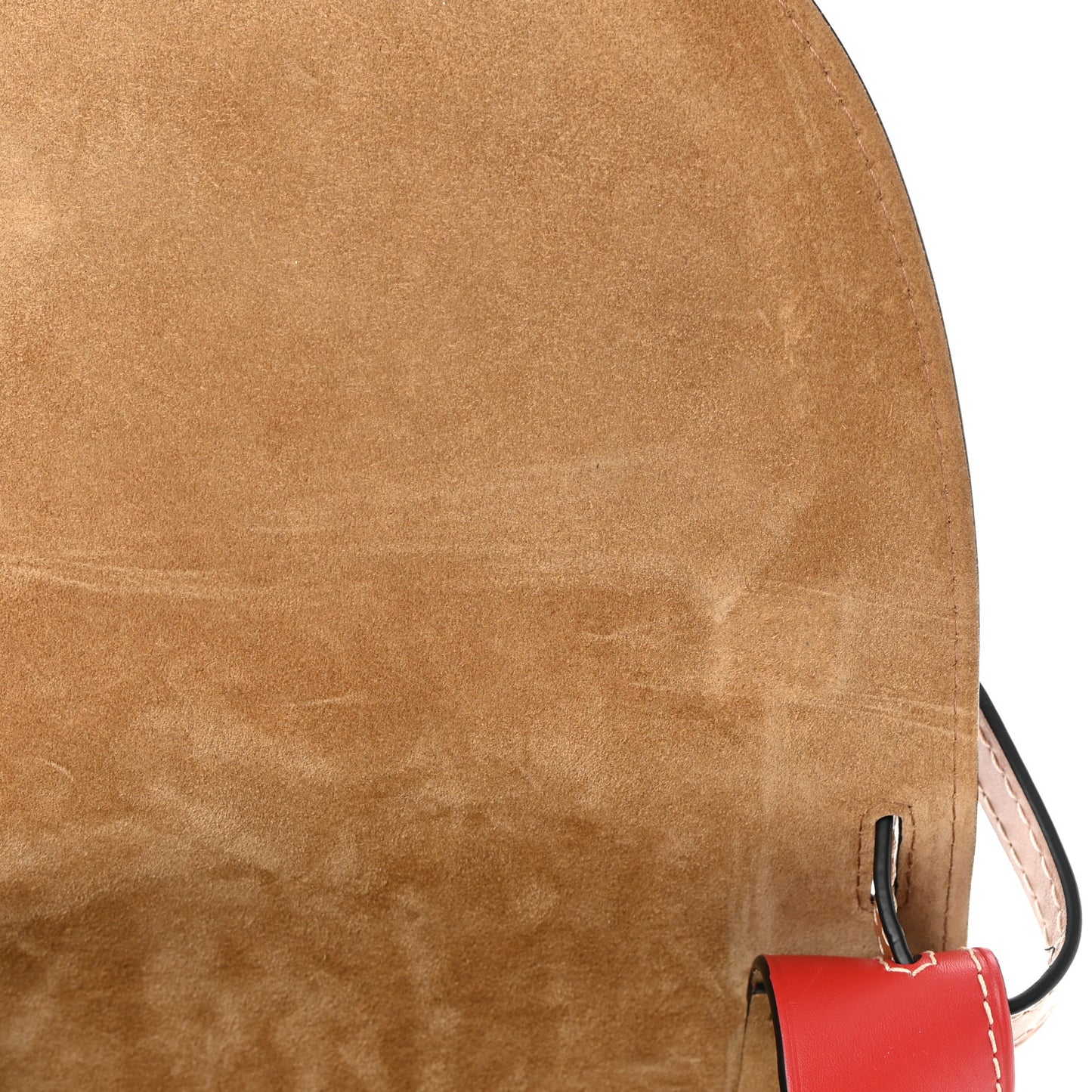 Calfskin Small Gate Crossbody Bag Garnet Pomodoro