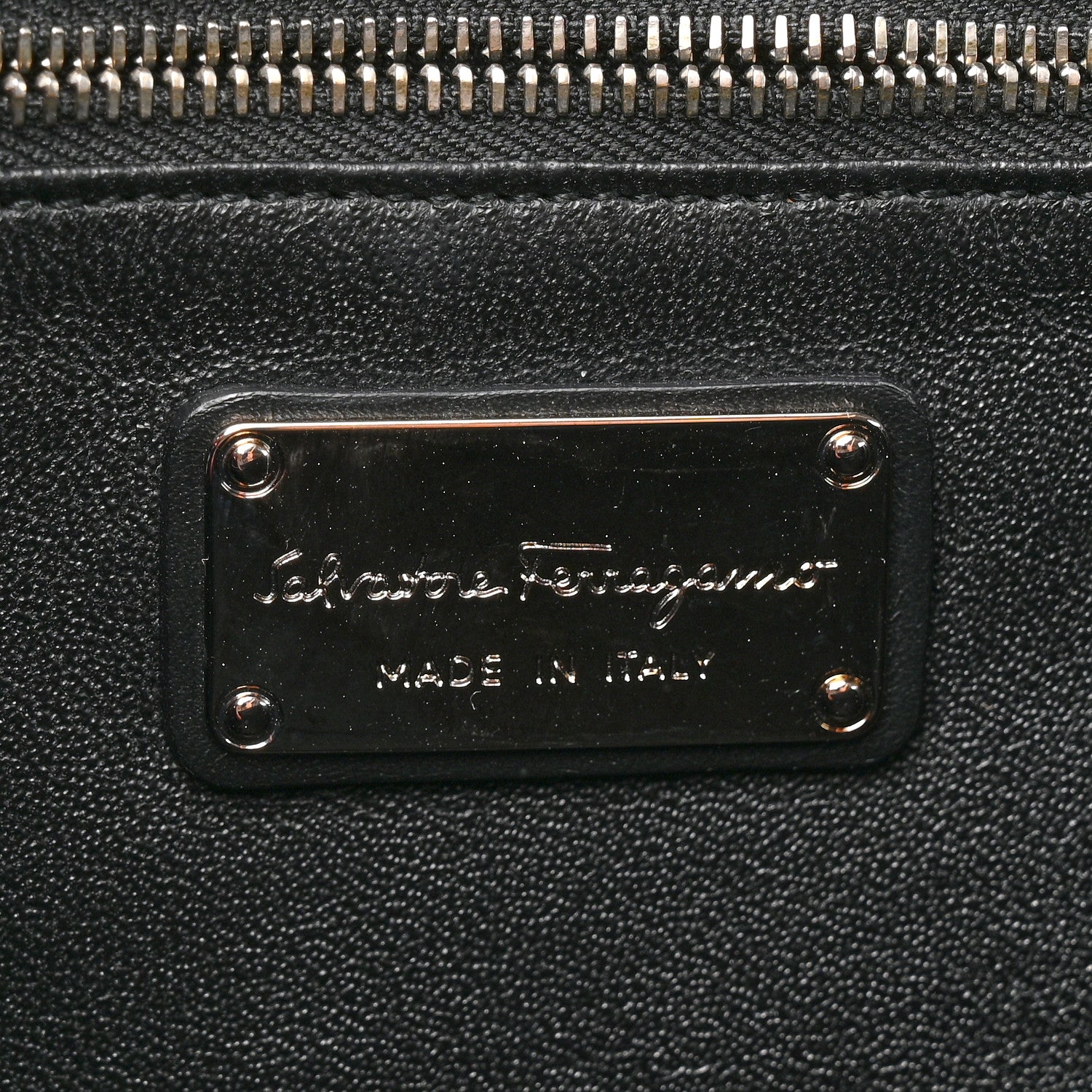 Salvatore Ferragamo Patent Jody Shoulder Bag Black 10 of 19
