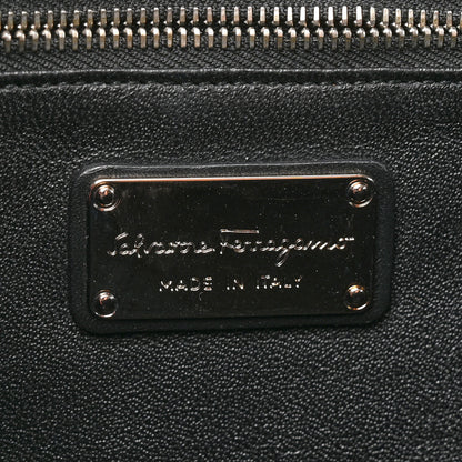 Salvatore Ferragamo Patent Jody Shoulder Bag Black 10 of 19
