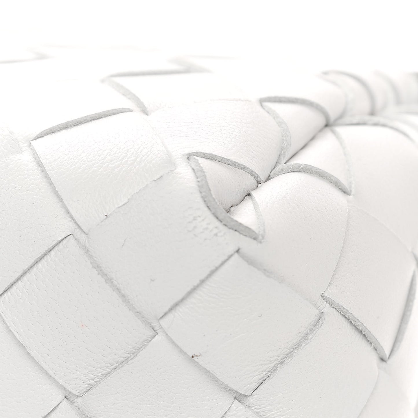 Nappa Intrecciato Shoulder Bag White
