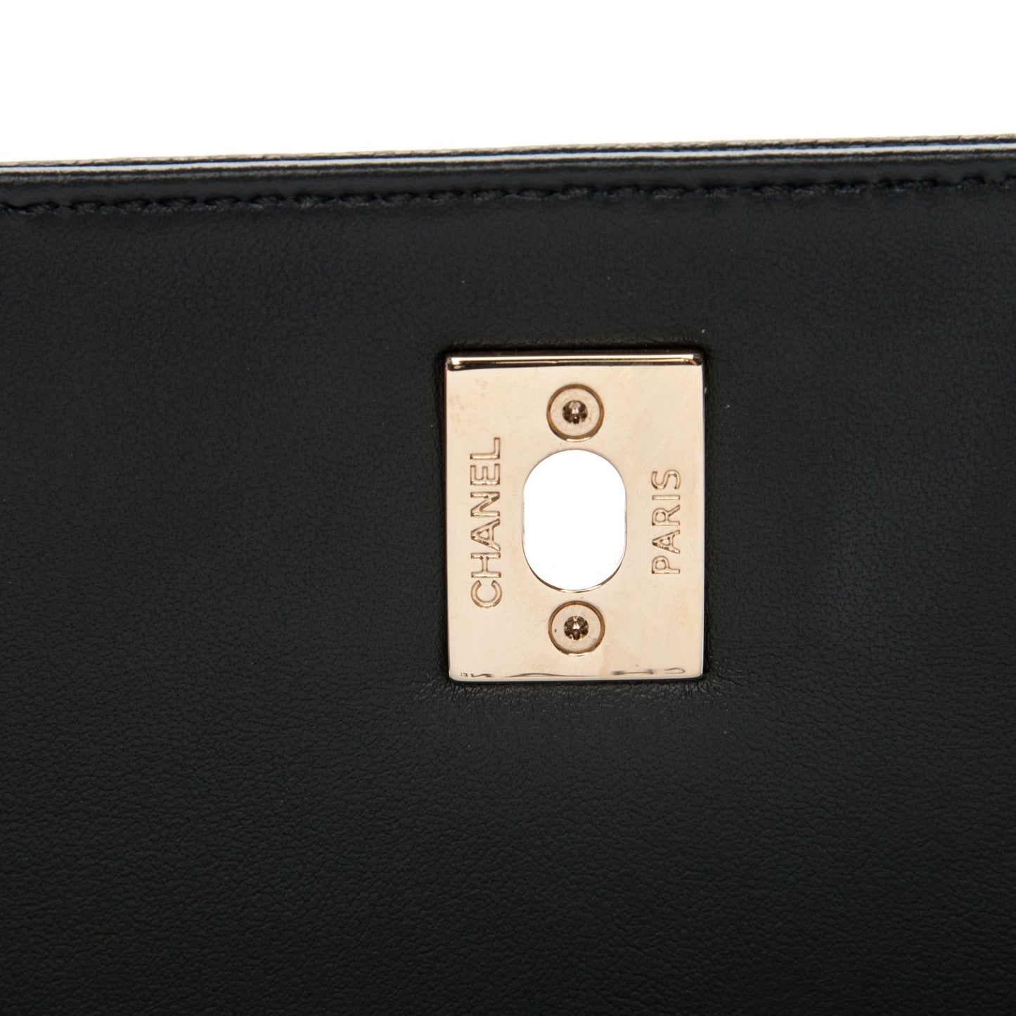 Caviar Quilted Large Business Affinity Flap Black