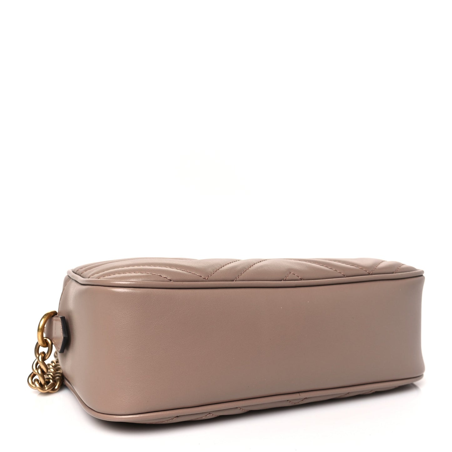 Calfskin Matelasse Small GG Marmont Chain Shoulder Bag Porcelain Rose