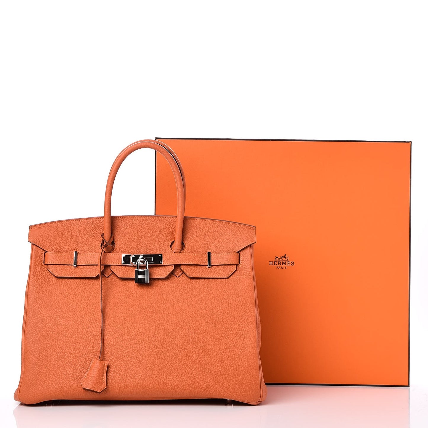 Togo Birkin 35 Orange