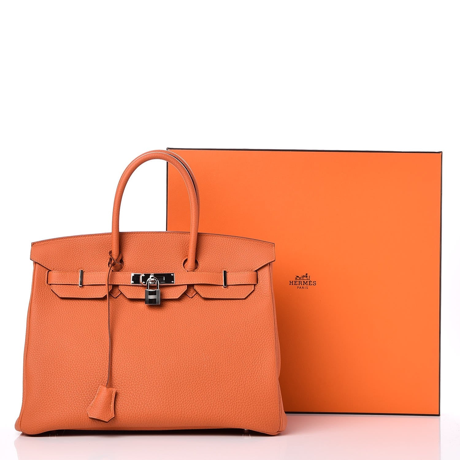 Hermes Togo Birkin 35 Orange 35 of 35