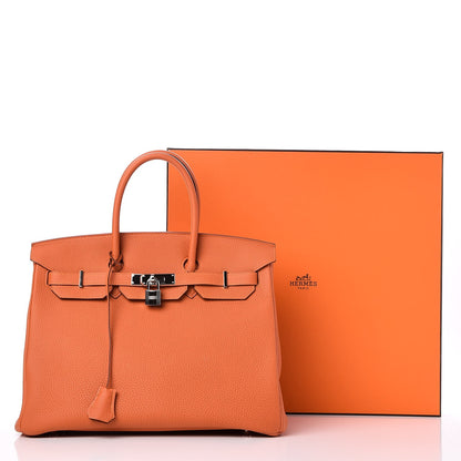 Hermes Togo Birkin 35 Orange 35 of 35