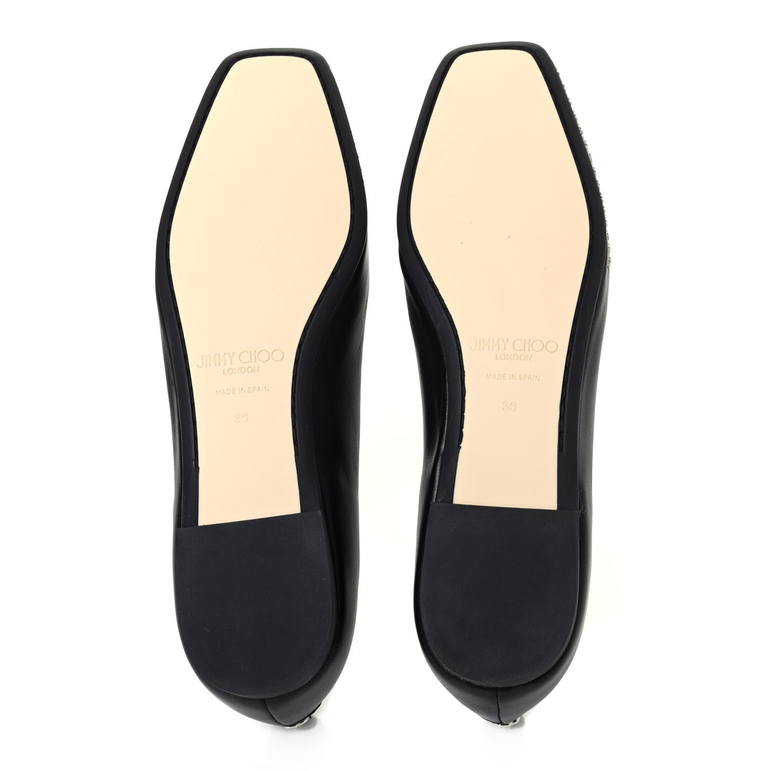 Jimmy Choo Nappa Studded Davia Flat 36 Black 4 of 6