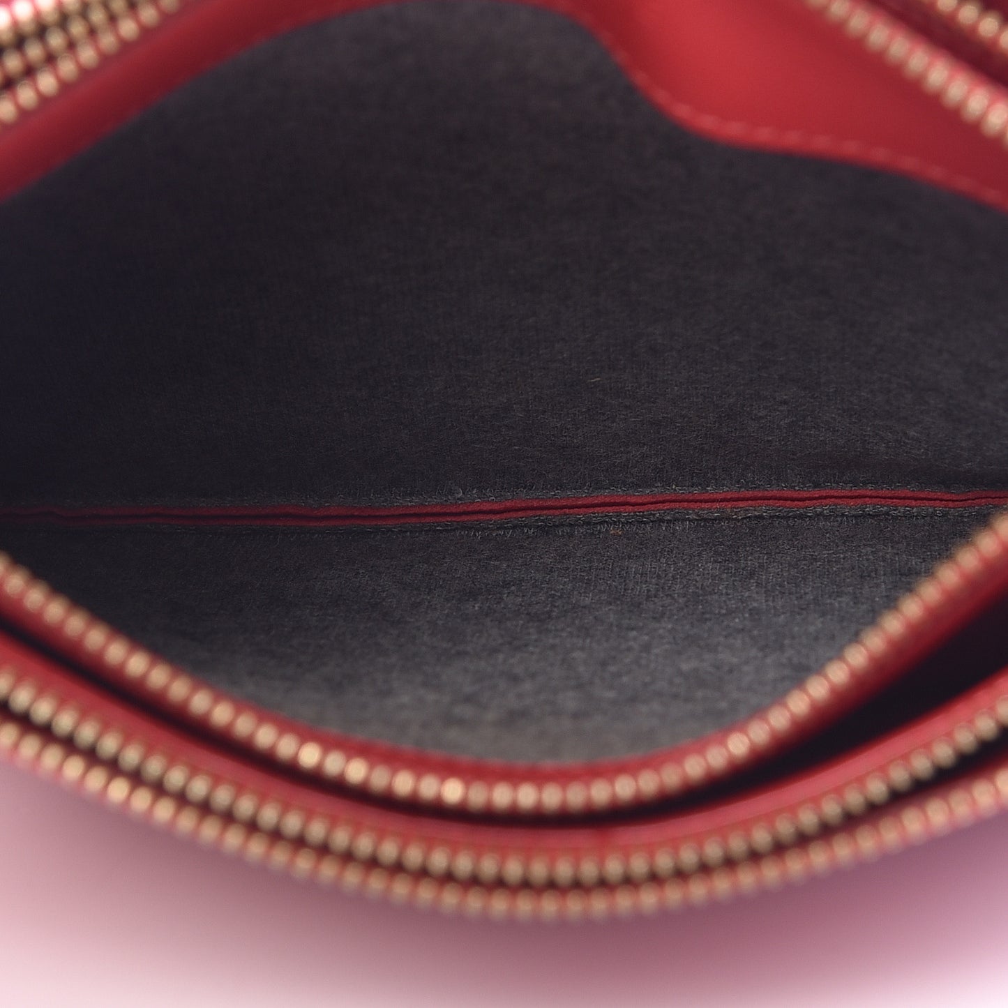 Lambskin Small Trio Crossbody Bag Red