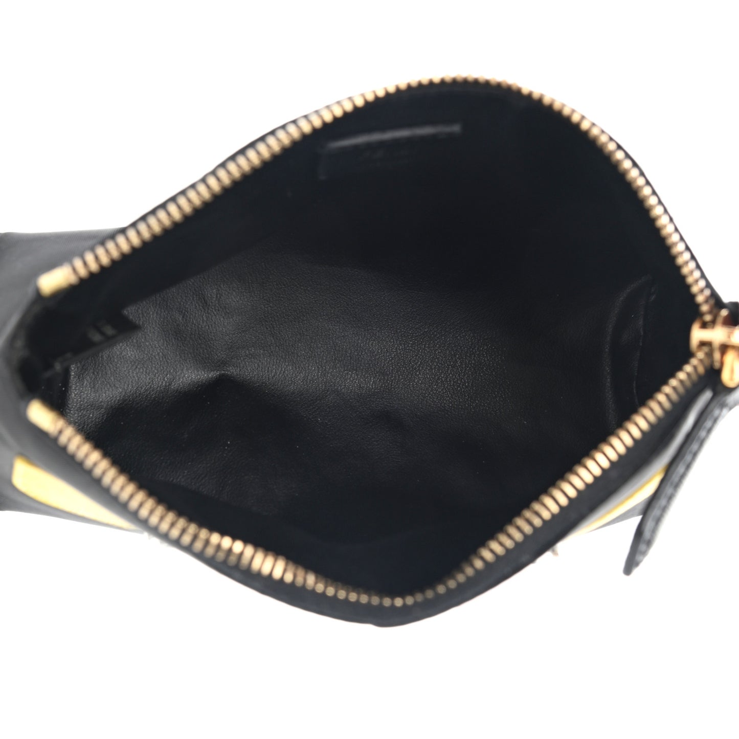 Vitello Elite Monster Eyes Zip Pouch Black Yellow