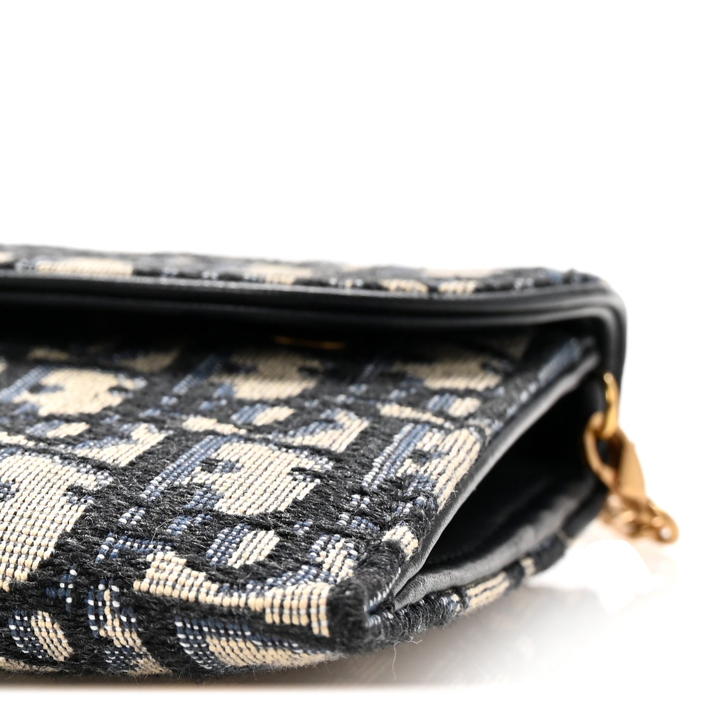 Oblique Small Saddle Chain Pouch Blue Blue