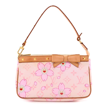 Louis Vuitton Monogram Cherry Blossom Pochette Accessories Pink 1 of 10