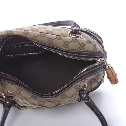 Gucci Monogram Medium Wave Boston Dark Brown 5 of 14
