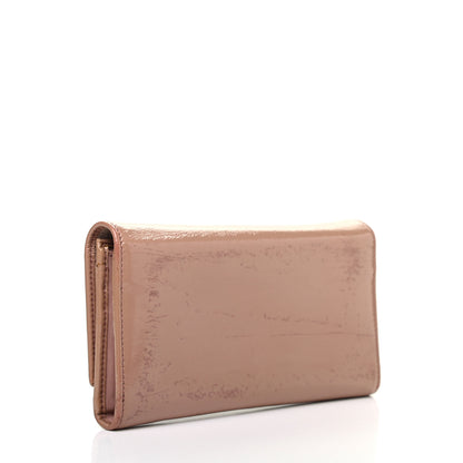 Gucci Patent Soho Continental Wallet Dark Cipria 3 of 11