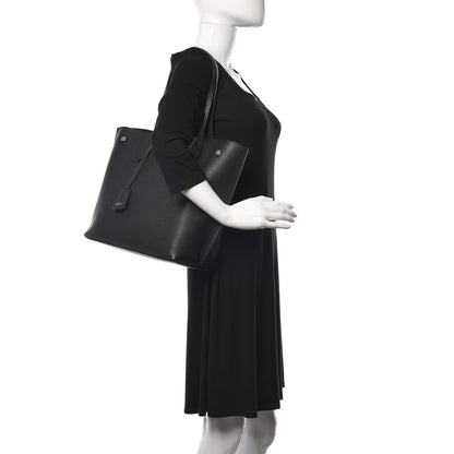 Louis Vuitton Calfskin Lockme Go Tote Black 2 of 12