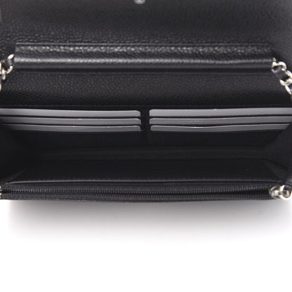 Chanel Caviar Quilted Wallet On Chain WOC Black 5 of 12