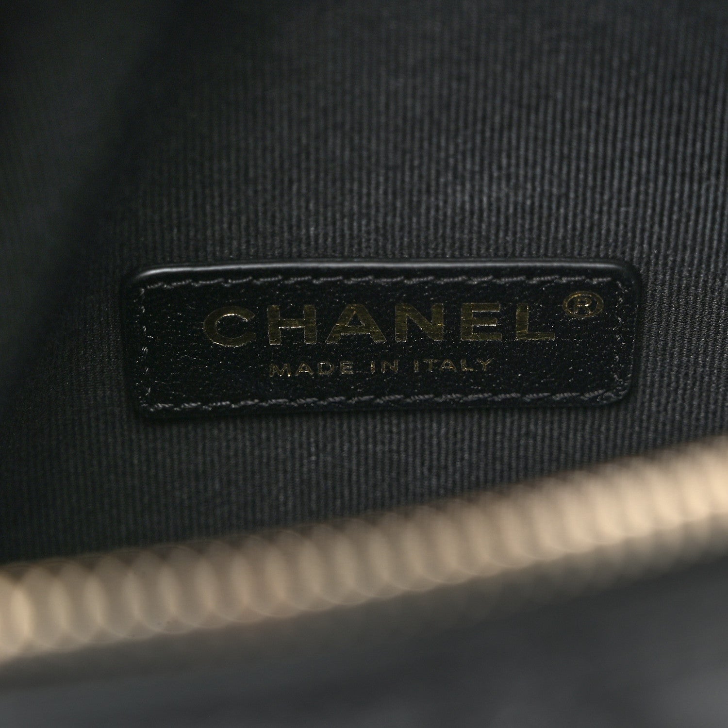 Chanel Shiny Crumpled Lambskin Quilted Medium Preppy Pocket Camera Case Black 6 of 10