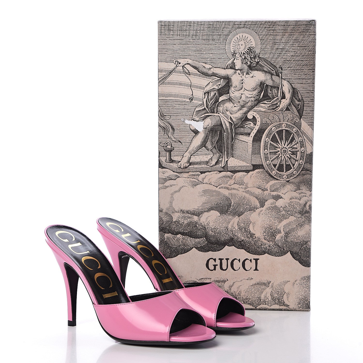Gucci Calfskin High-Heel Slide 36 Bubblegum Pink 9 of 9