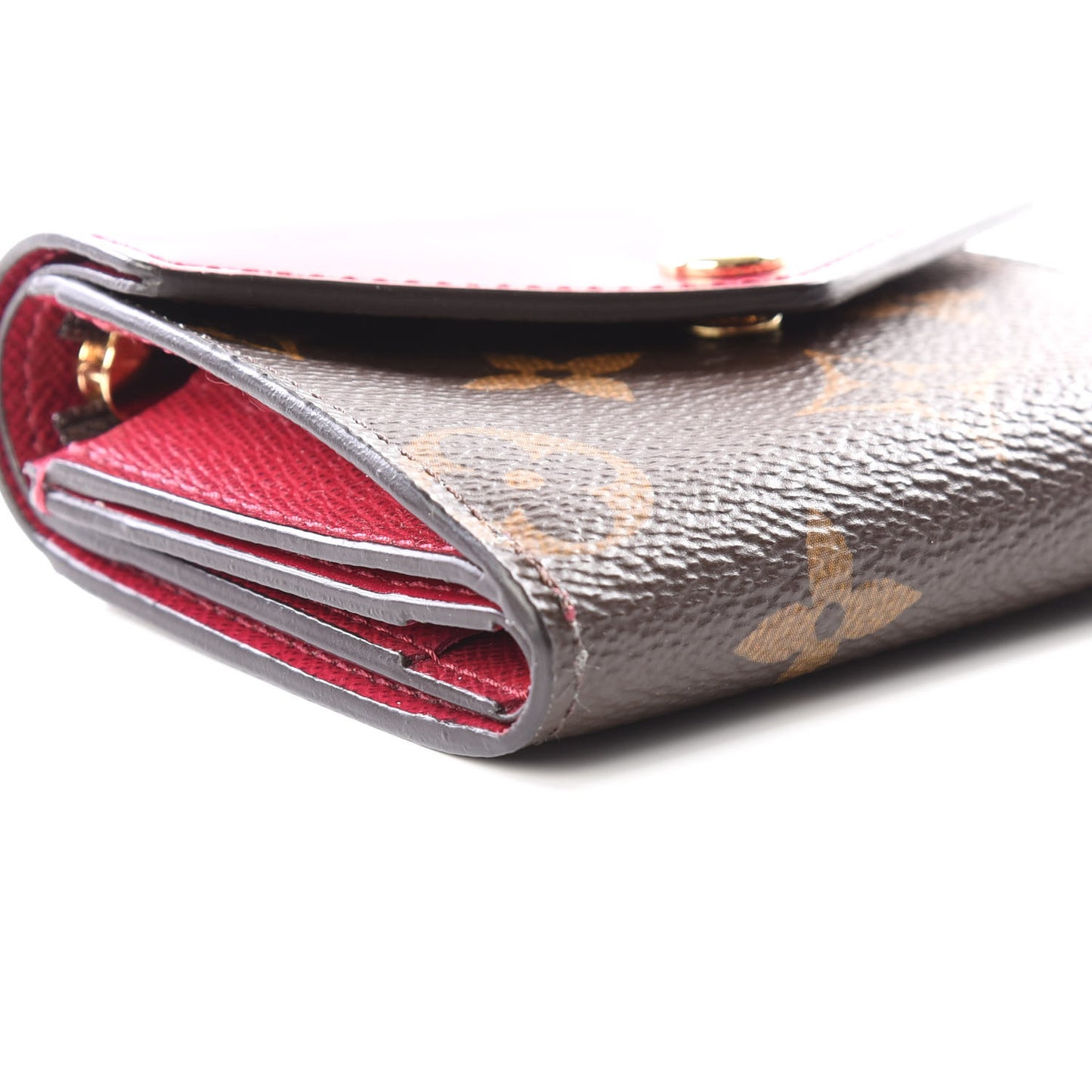 Monogram Zoe Wallet Fuchsia