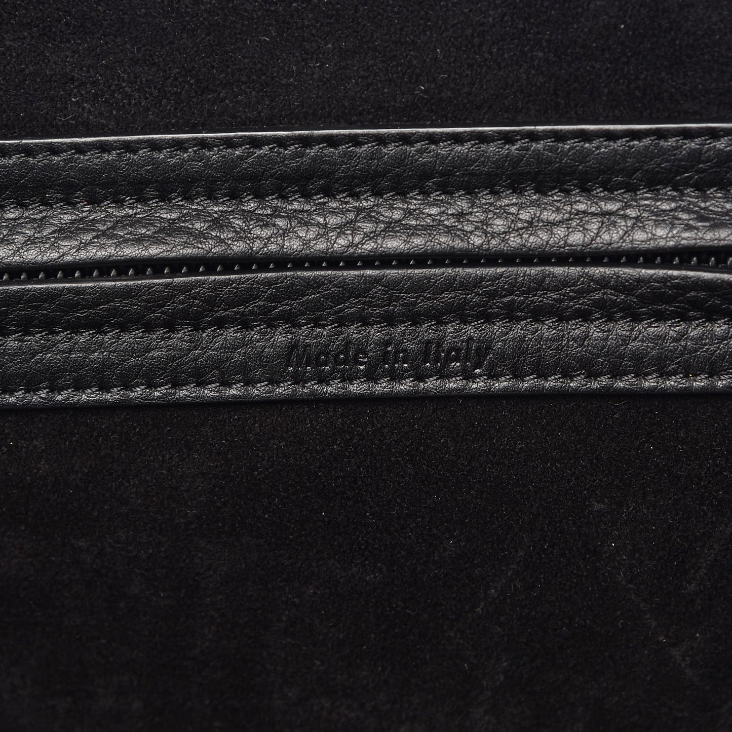 Supple Calfskin Medium Phantom Luggage Black