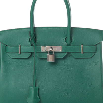 Hermes Epsom Birkin 30 Malachite 8 of 15