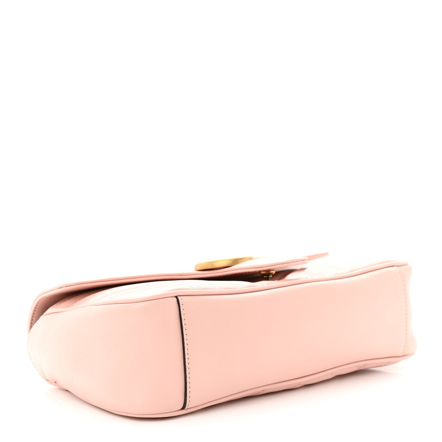 Calfskin Matelasse Small GG Marmont Shoulder Bag Perfect Pink