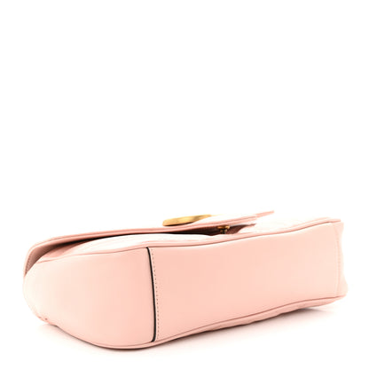 Gucci Calfskin Matelasse Small GG Marmont Shoulder Bag Perfect Pink 4 of 10